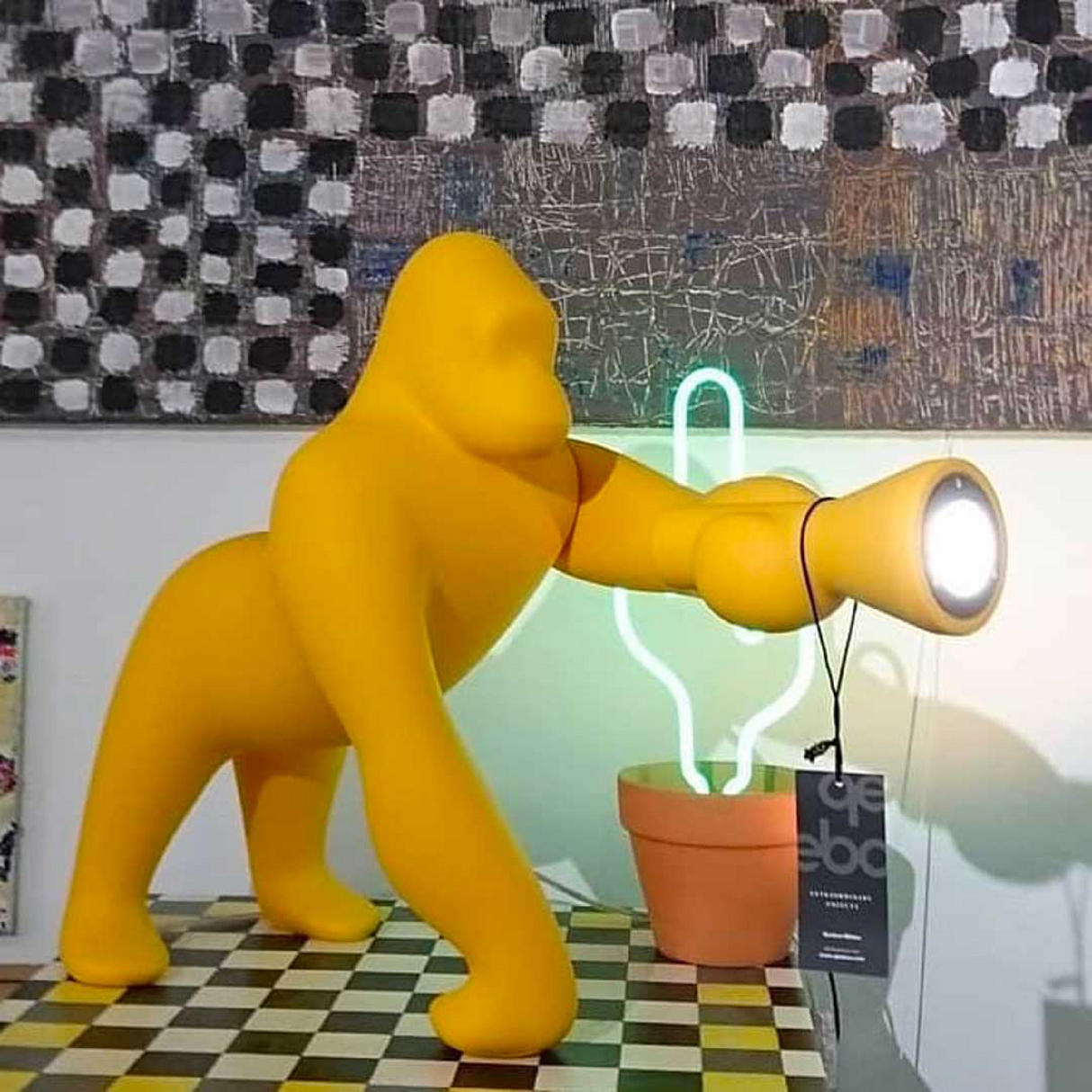 Gorilla-Shaped Table/Floor Lamp XS | Oroa.com