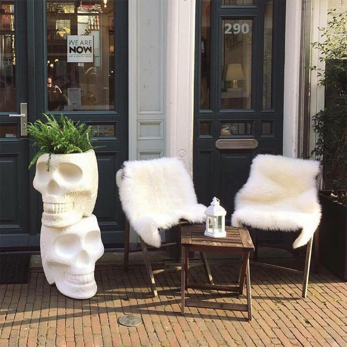 Skull-Shaped Stool Side Table | Oroa.com