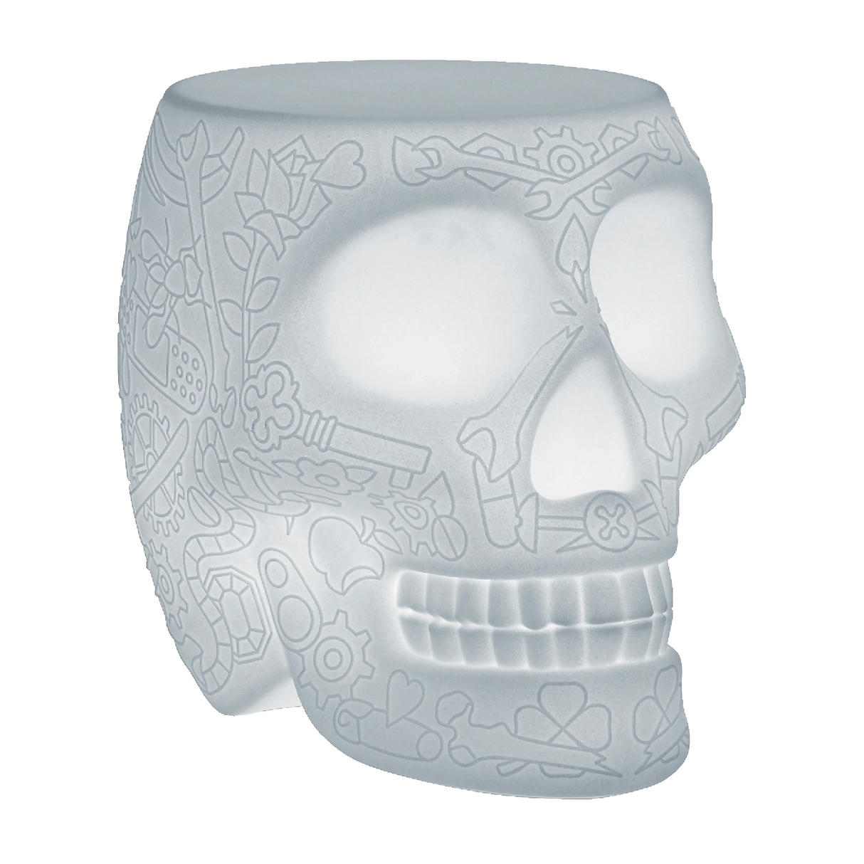 Skull Stool with Rechargeable LED Lamp | Oroa.com