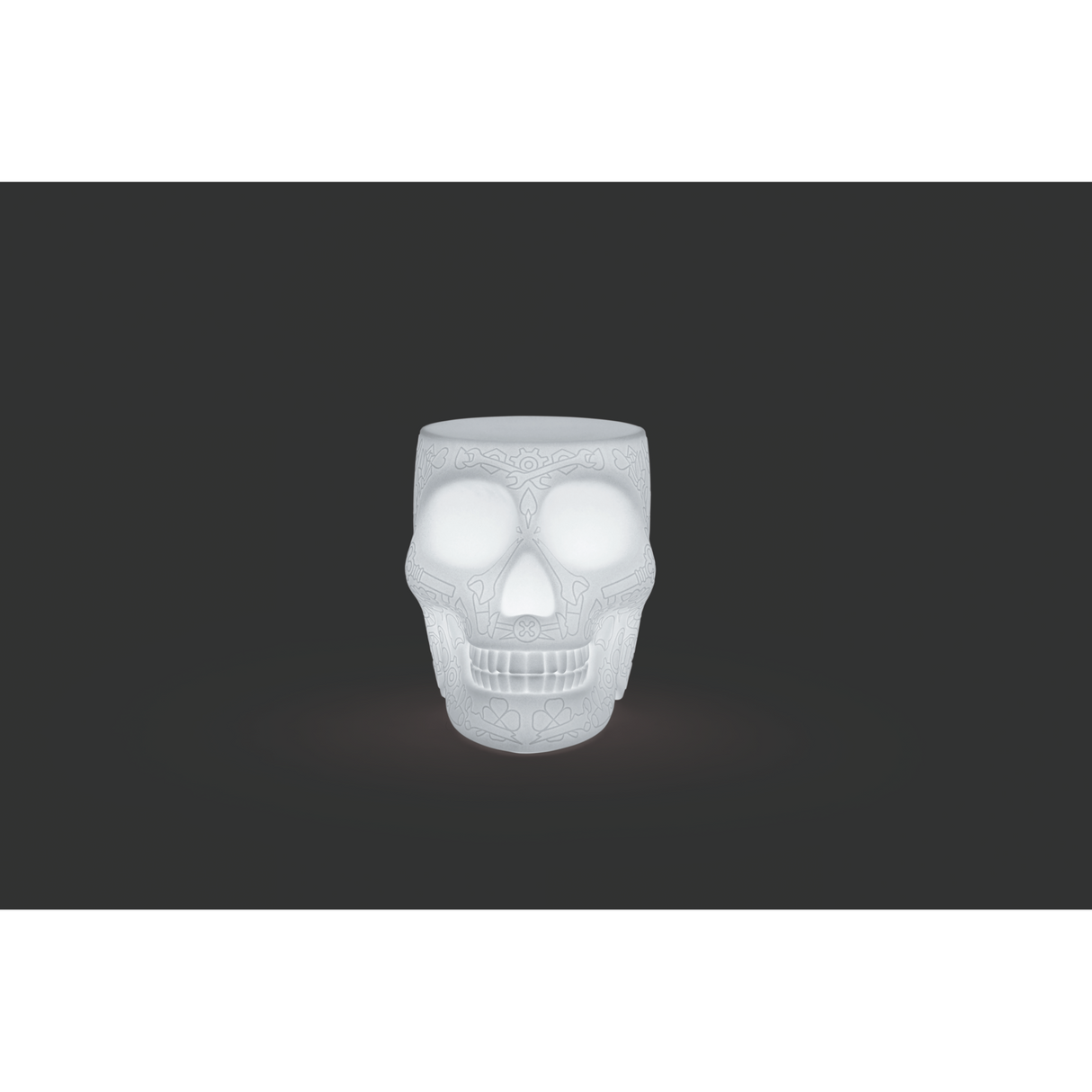 Skull Stool with Rechargeable LED Lamp | Oroa.com