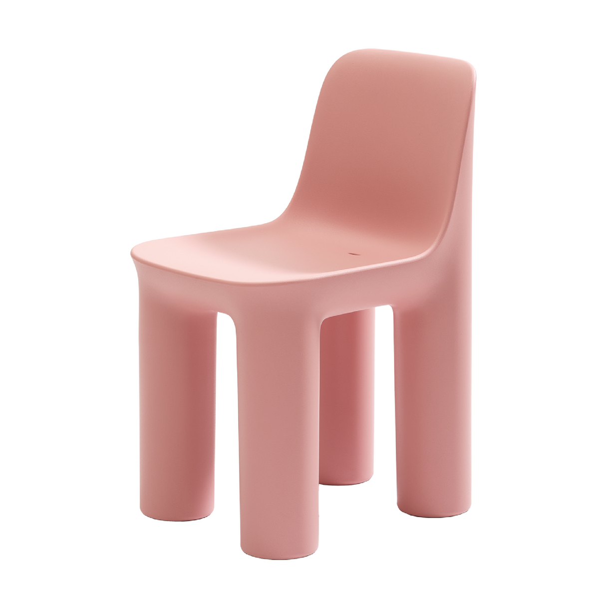 Chunky Cylindrical Legs Dining Chair | Oroa.com