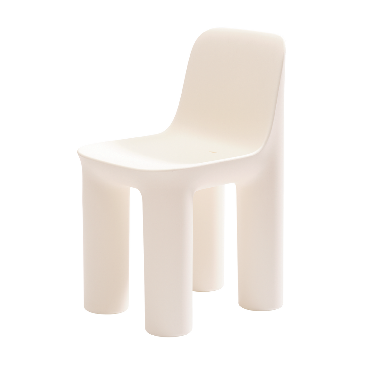 Chunky Cylindrical Legs Dining Chair | Oroa.com