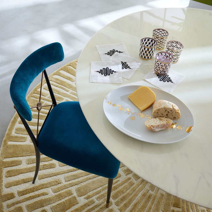 Gold Splatter Porcelain Serving Platter | Oroa.com