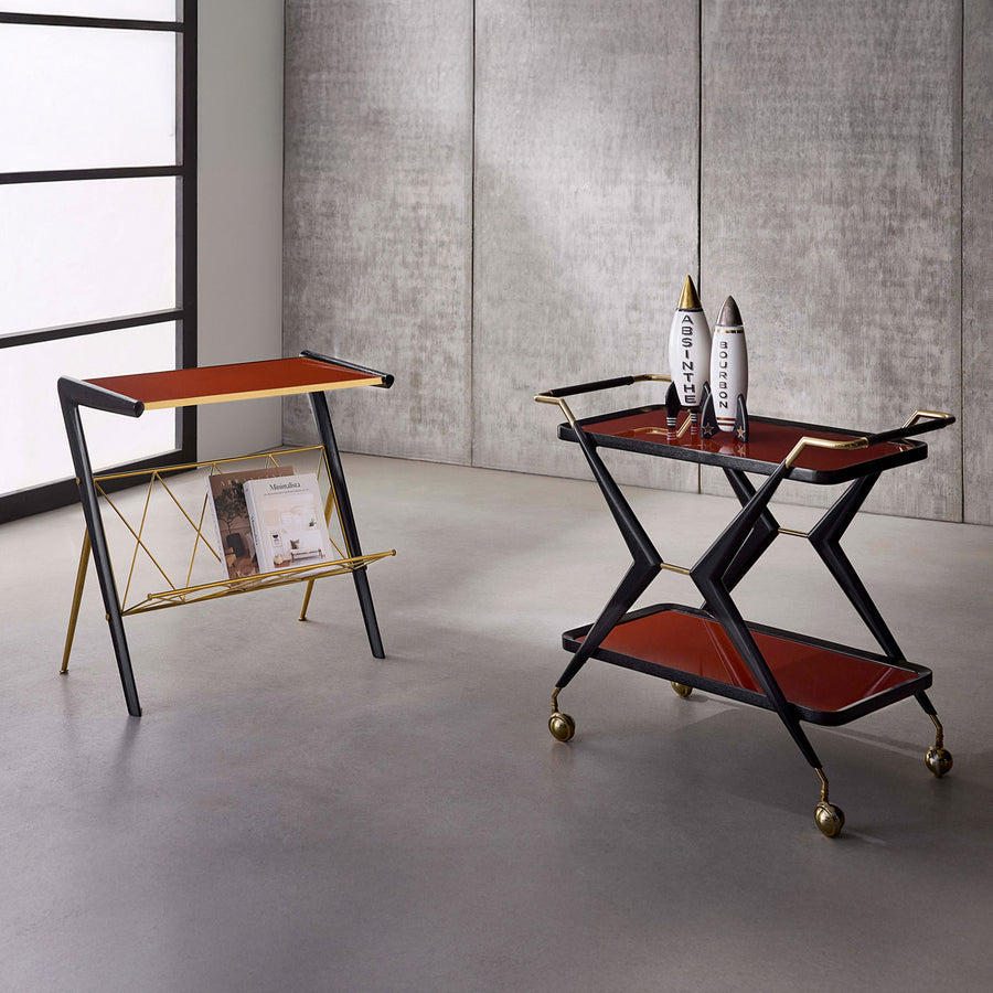 Angled Leg Magazine Side Table | Oroa.com