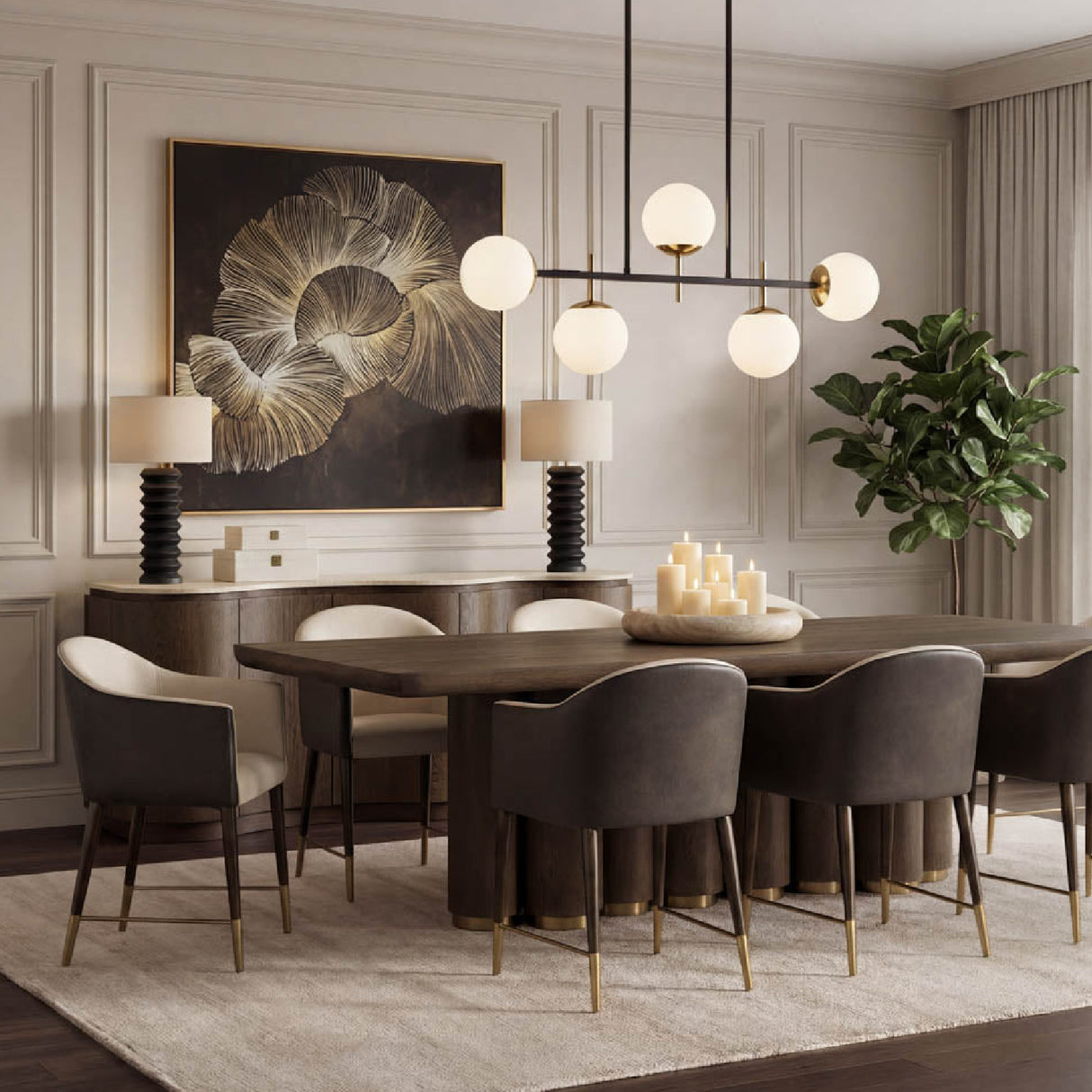 Modern European furniture - Cream Leather Dining Armchair - www.oroa.com | Oroa.com