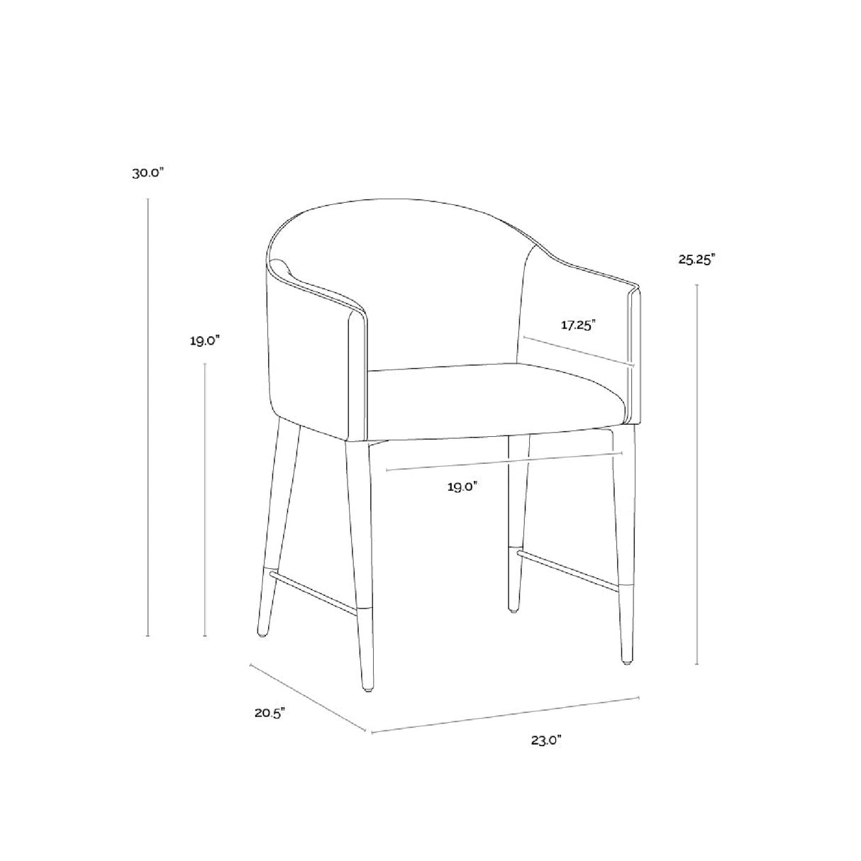 Modern European furniture - Cream Leather Dining Armchair - www.oroa.com | Oroa.com