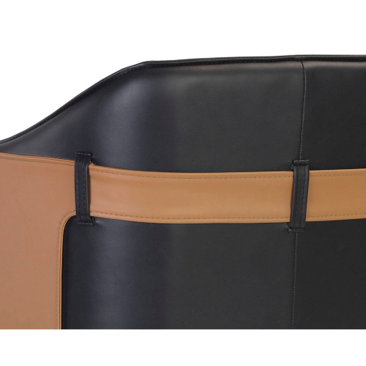 Modern European furniture - Two-Toned Leather Bar Stool - www.oroa.com | Oroa.com