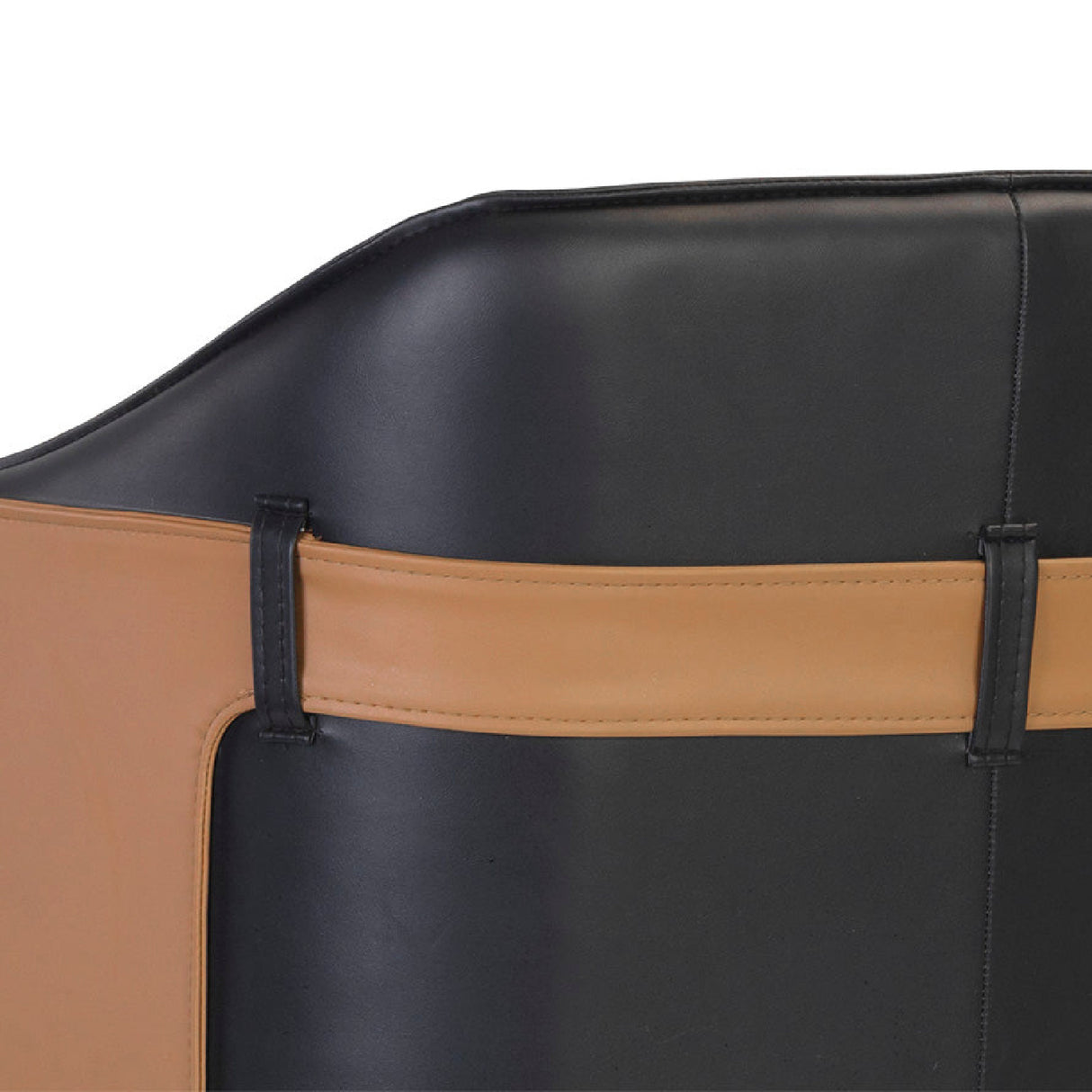 Modern European furniture - Two-Toned Leather Counter Stool - www.oroa.com | Oroa.com
