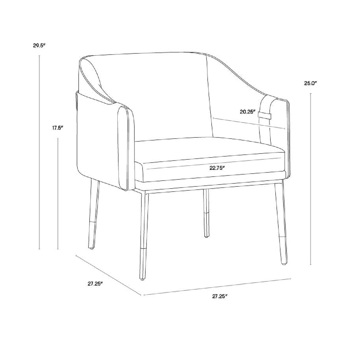 Modern European furniture - Two-Toned Leather Lounge Chair - www.oroa.com | Oroa.com