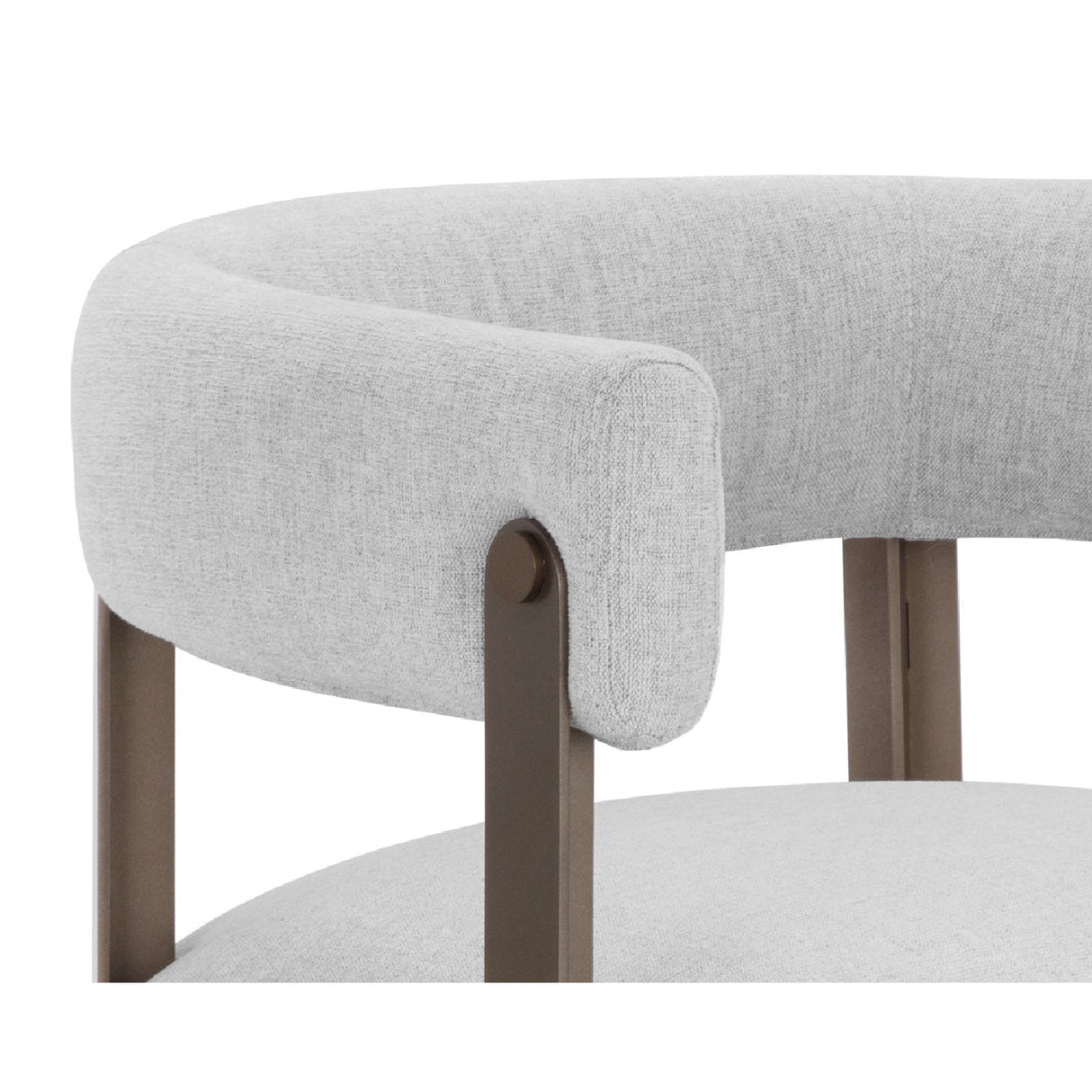 Modern European furniture - Curved Wood Frame Dining Armchair - www.oroa.com | Oroa.com