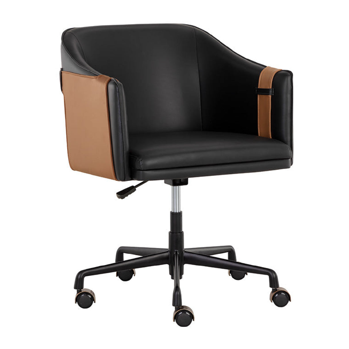 Modern European furniture - Two-Toned Leather Office Chair - www.oroa.com | Oroa.com