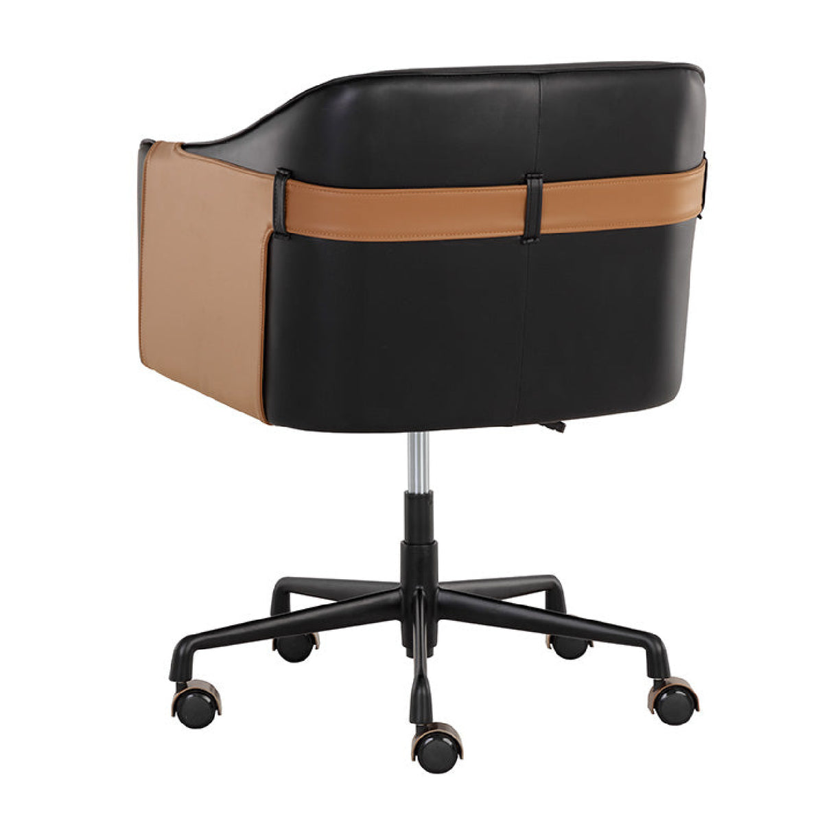 Modern European furniture - Two-Toned Leather Office Chair - www.oroa.com | Oroa.com