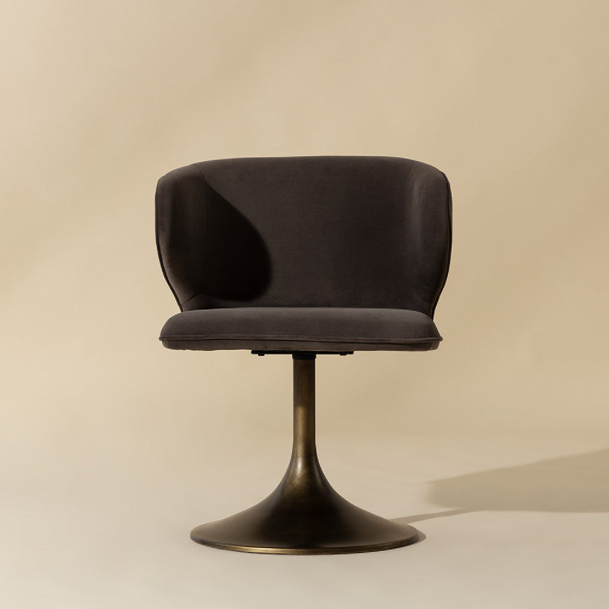 Modern European furniture - Pedestal Swivel Dining Chair - www.oroa.com | Oroa.com