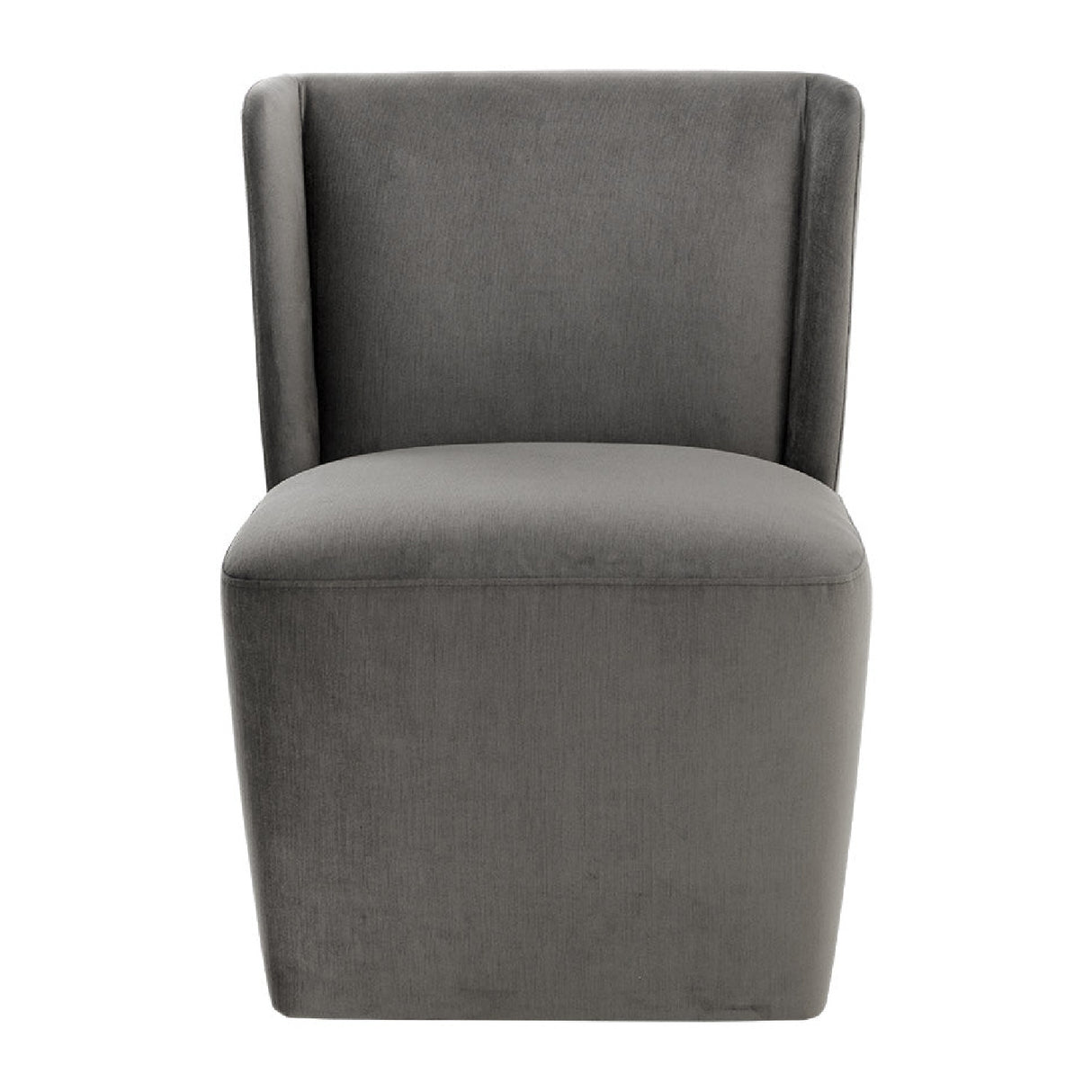 Modern European furniture - Upholstered Wheel Dining Chair - www.oroa.com | Oroa.com