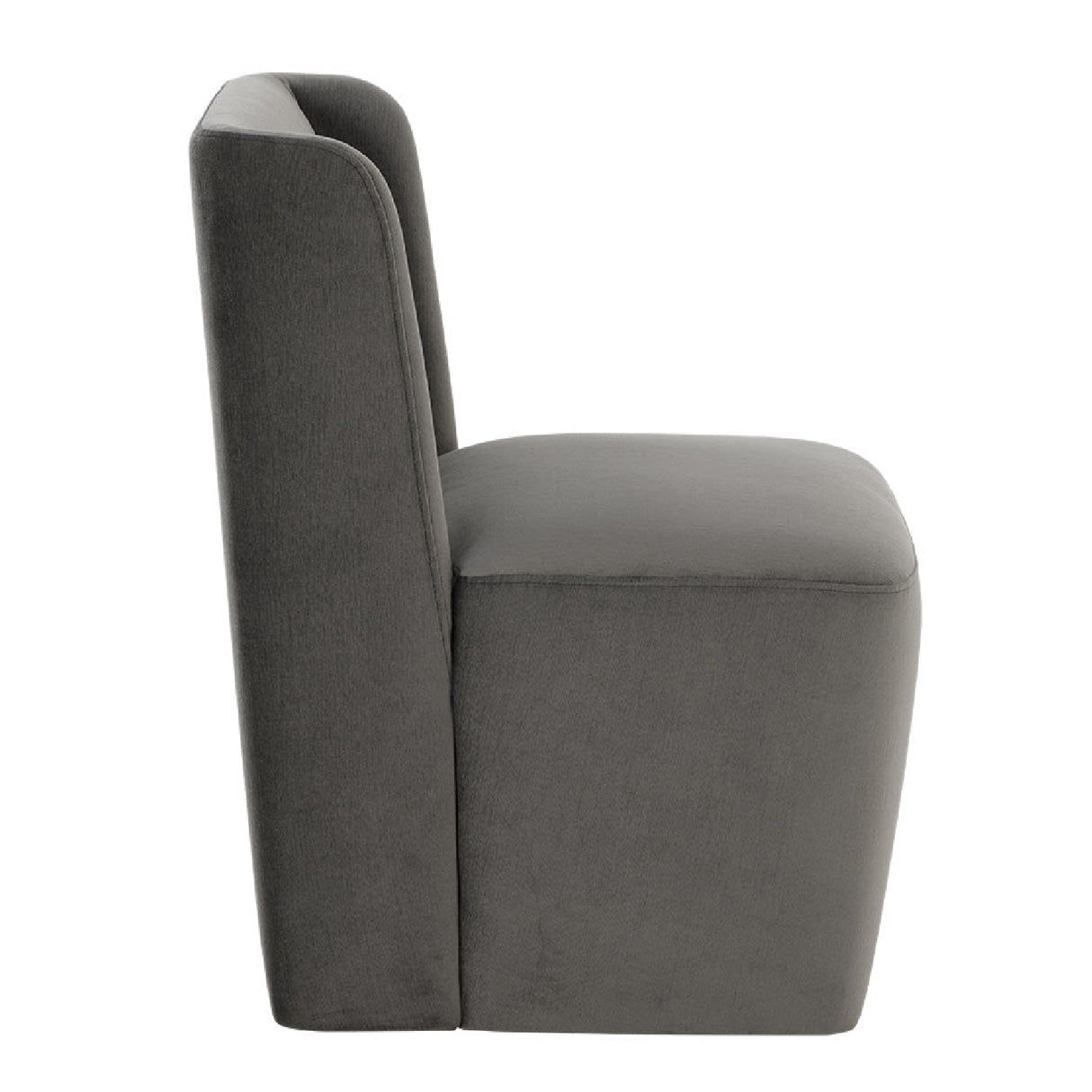 Modern European furniture - Upholstered Wheel Dining Chair - www.oroa.com | Oroa.com