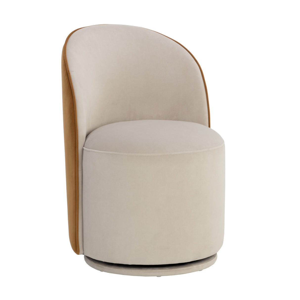 Modern European furniture - Fabric Swivel Dining Chair - www.oroa.com | Oroa.com