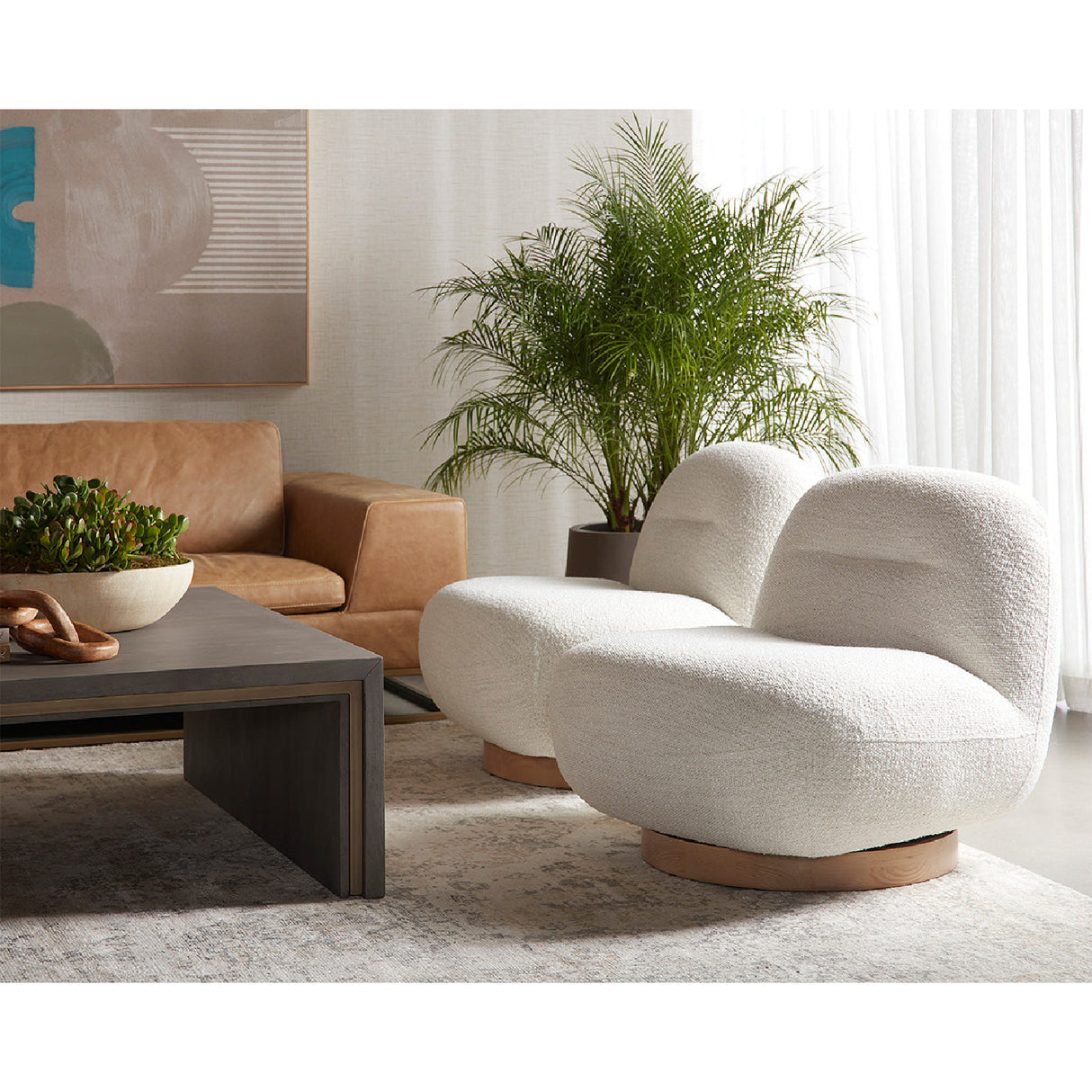 Modern European furniture - Modern Fabric Lounge Chair - www.oroa.com | Oroa.com