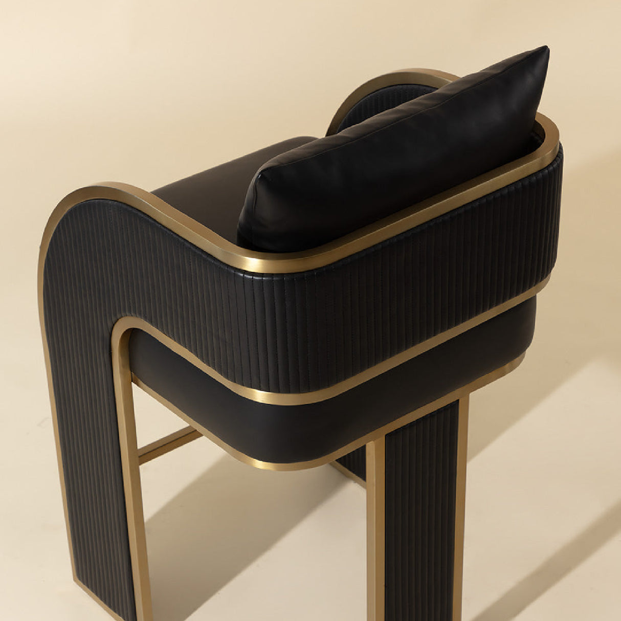 Modern European furniture - 3-Legged Leather Counter Stool - www.oroa.com | Oroa.com