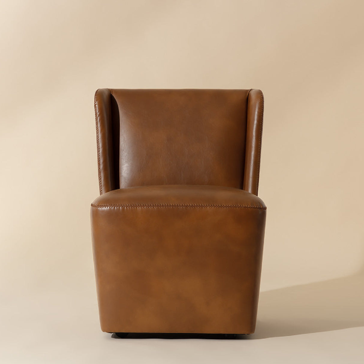 Modern European furniture - Upholstered Wheel Dining Chair - www.oroa.com | Oroa.com