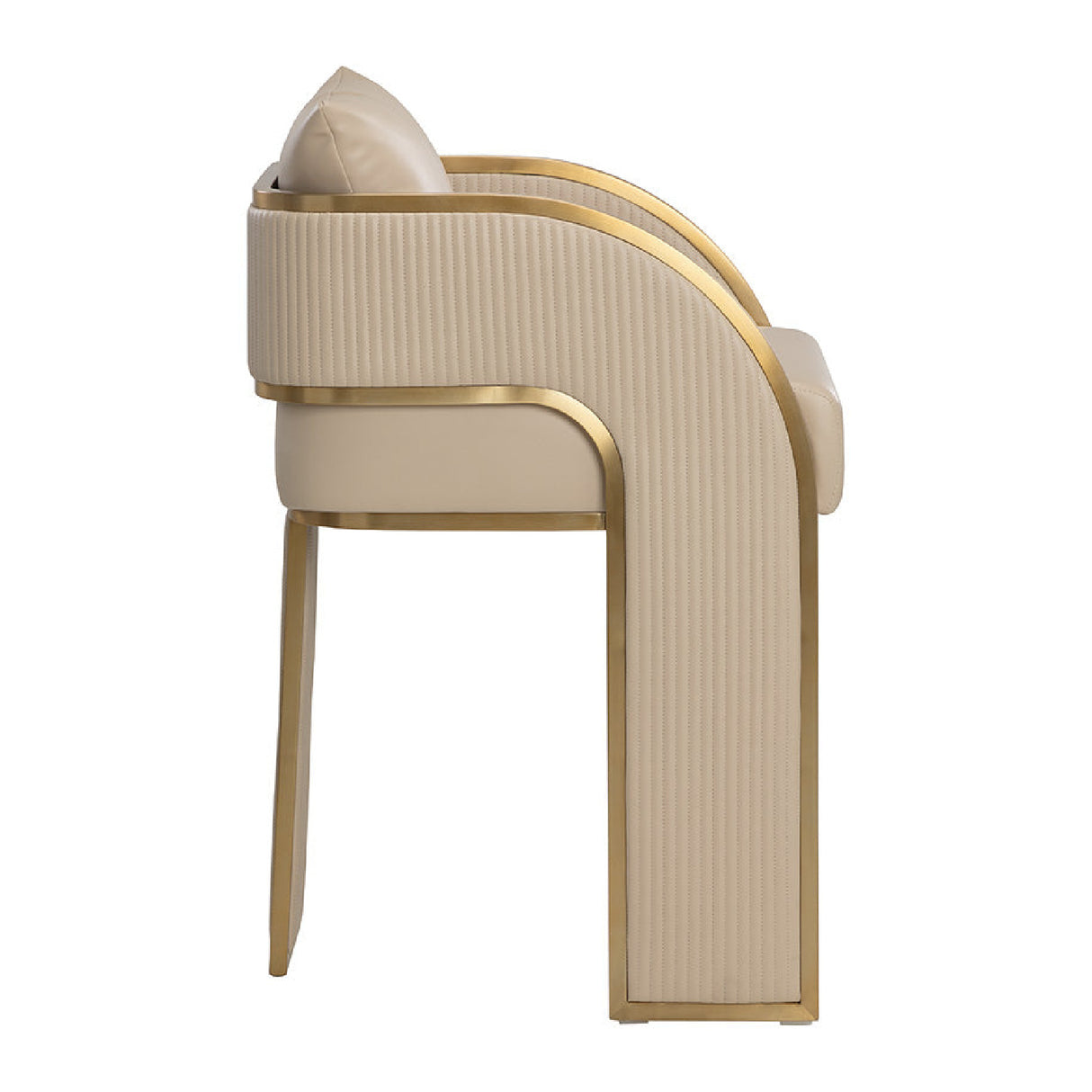 Modern European furniture - 3-Legged Leather Counter Stool - www.oroa.com | Oroa.com