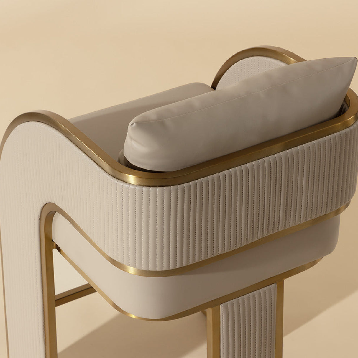 Modern European furniture - 3-Legged Leather Counter Stool - www.oroa.com | Oroa.com