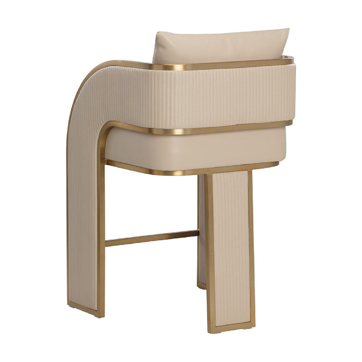 Modern European furniture - 3-Legged Leather Counter Stool - www.oroa.com | Oroa.com