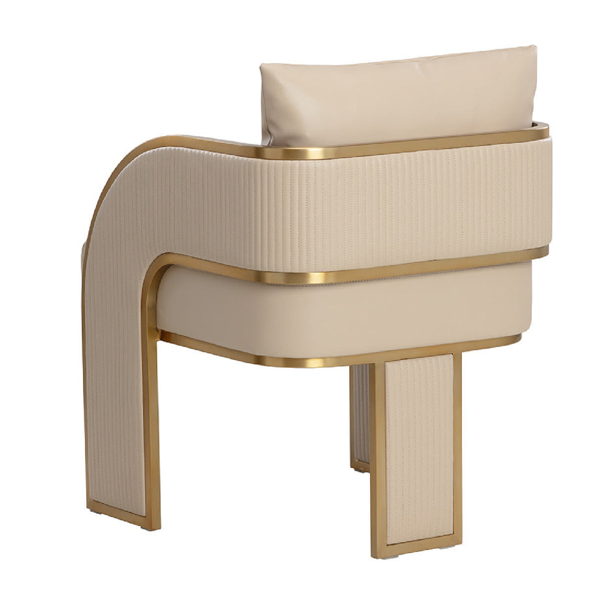 Modern European furniture - 3-Legged Leather Dining Chair - www.oroa.com | Oroa.com