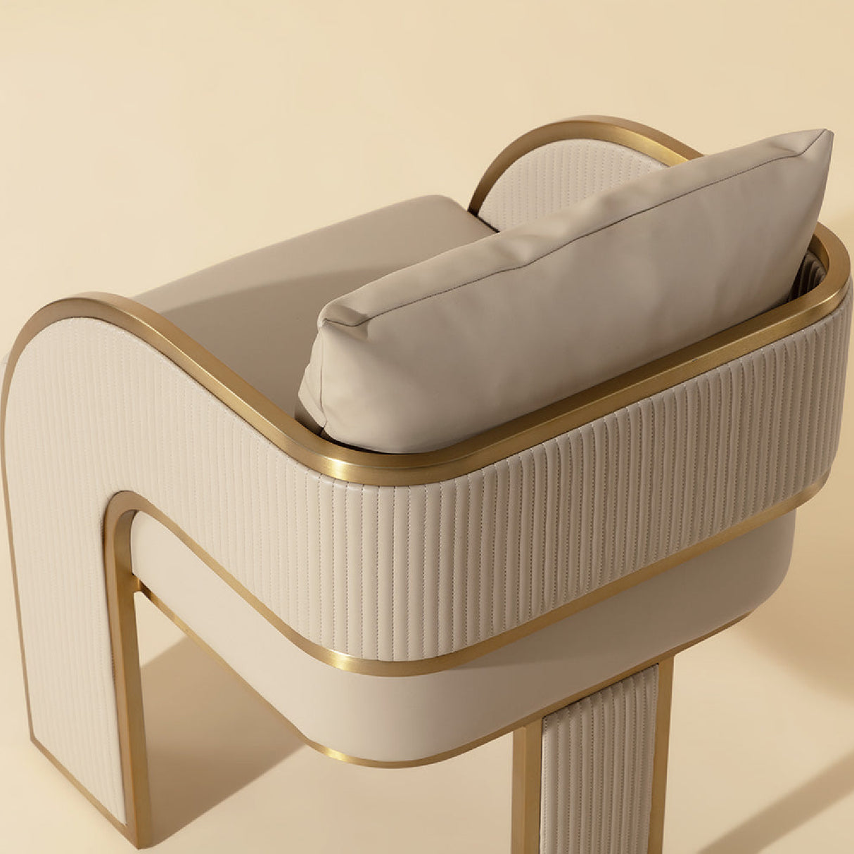 Modern European furniture - 3-Legged Leather Dining Chair - www.oroa.com | Oroa.com