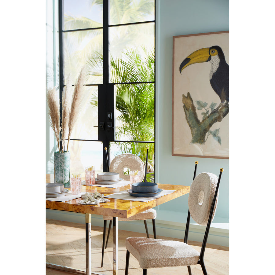 Round Back Cushion Dining Chair | Oroa.com