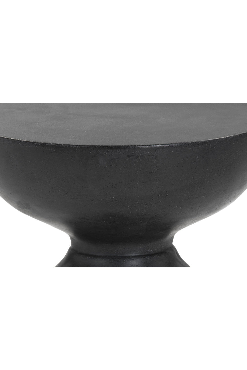 Modern European furniture - Black Concrete Indoor/Outdoor End Table - www.oroa.com | Oroa.com