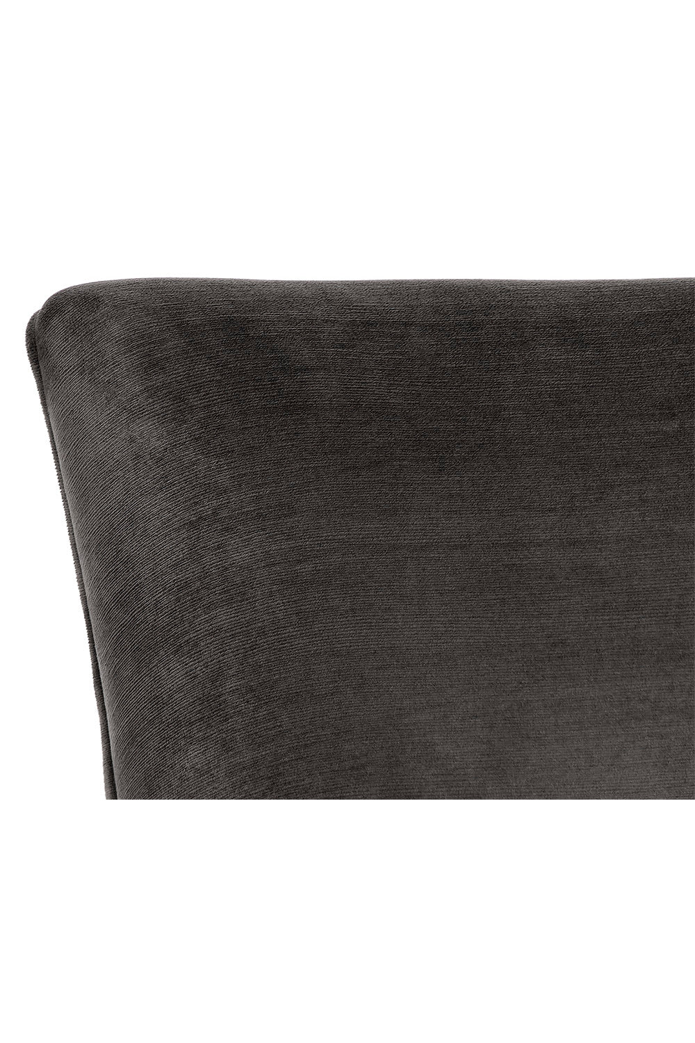 Modern European furniture - Bronze Cantilever Fabric Dining Chairs (2) - www.oroa.com | Oroa.com