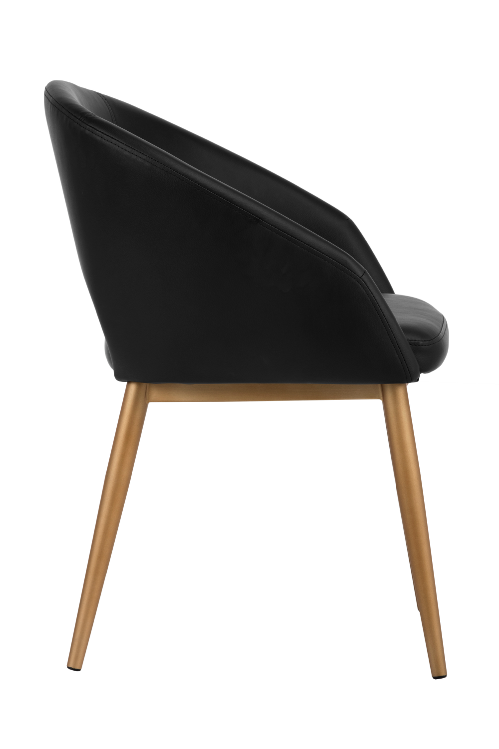 Modern European furniture - Gold Frame Barrel Dining Chair - www.oroa.com | Oroa.com