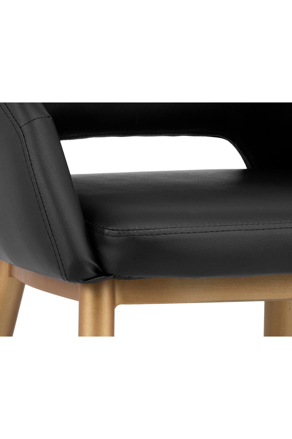 Modern European furniture - Gold Frame Barrel Dining Chair - www.oroa.com | Oroa.com