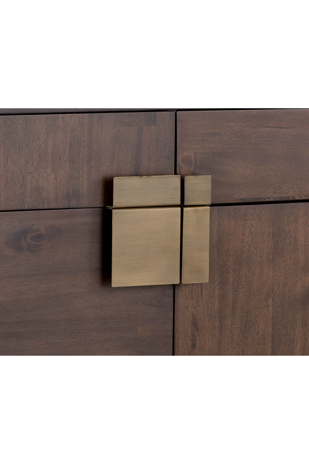 Modern European furniture - Brown Wooden 4-Drawer Sideboard - www.oroa.com | Oroa.com