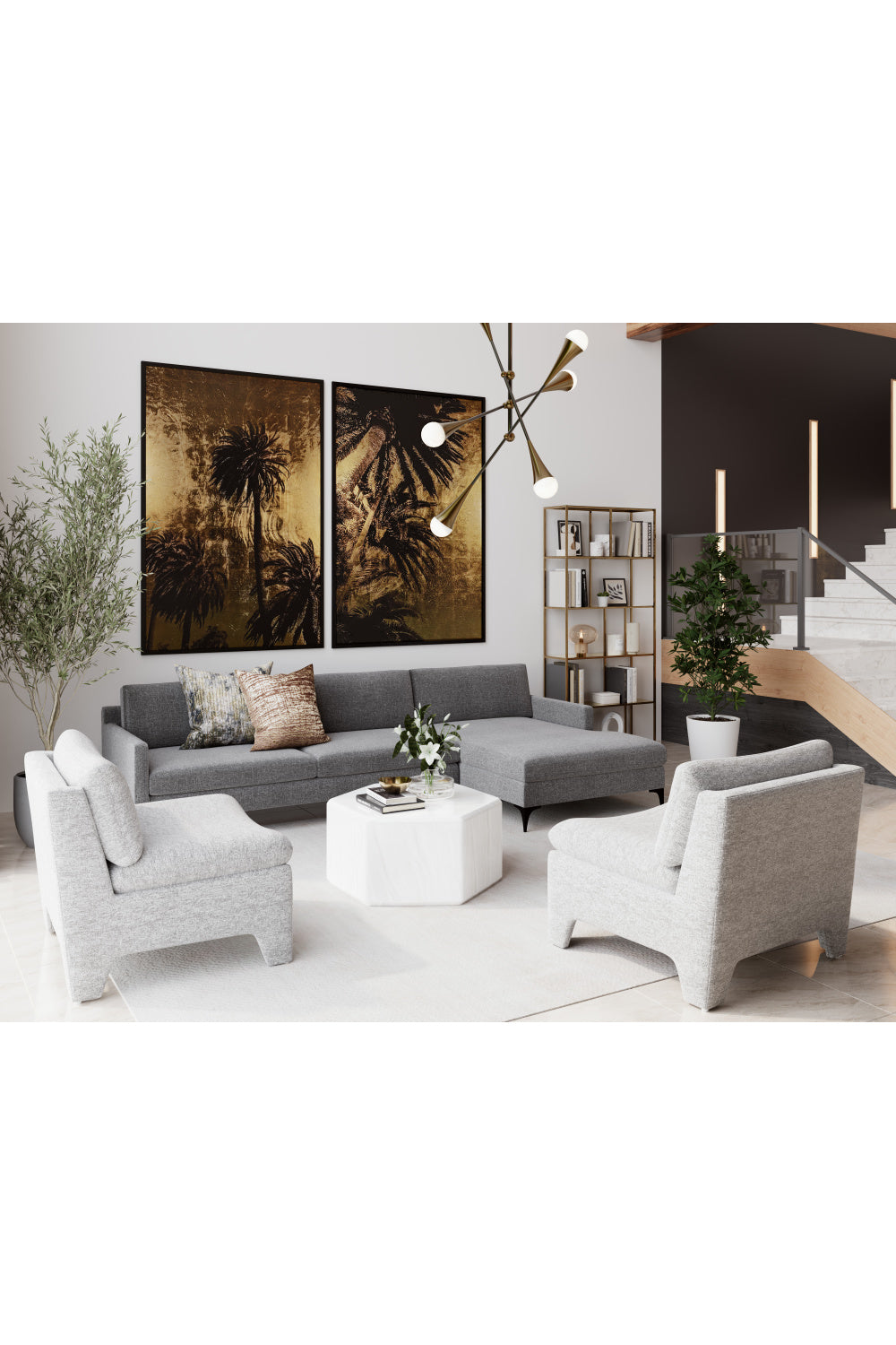 Modern European furniture - Modern Open Shelving Bookcase - www.oroa.com | Oroa.com