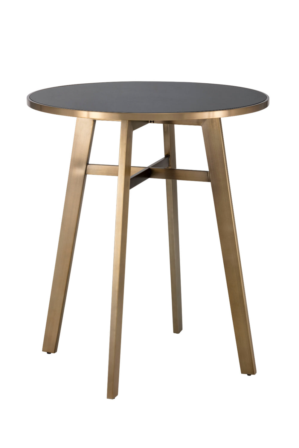 Modern European furniture - Gold Framed Glass Bar Table - www.oroa.com | Oroa.com