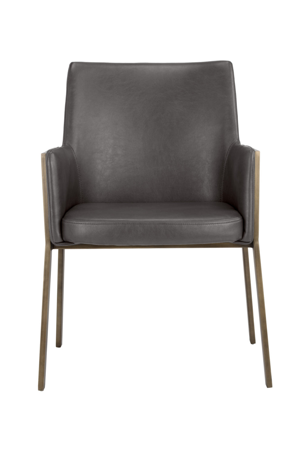 Modern European furniture - Leather Look Dining Armchair - www.oroa.com | Oroa.com