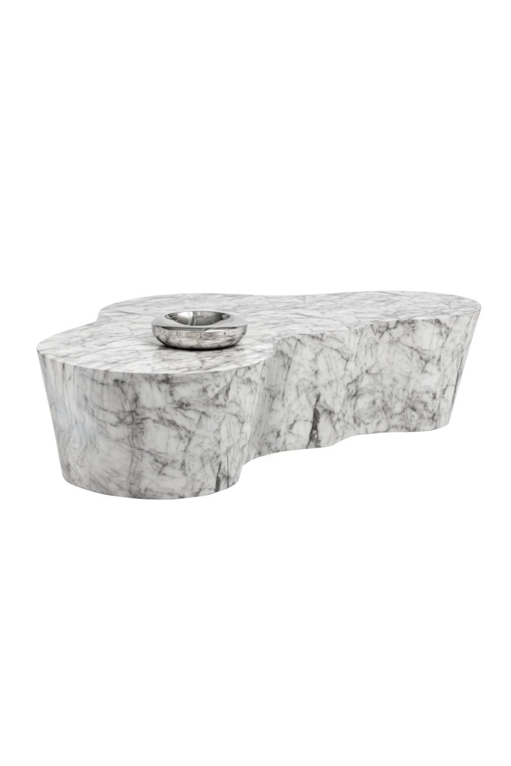 Modern European furniture - Marble-Look Indoor/Outdoor Coffee Table - www.oroa.com | Oroa.com