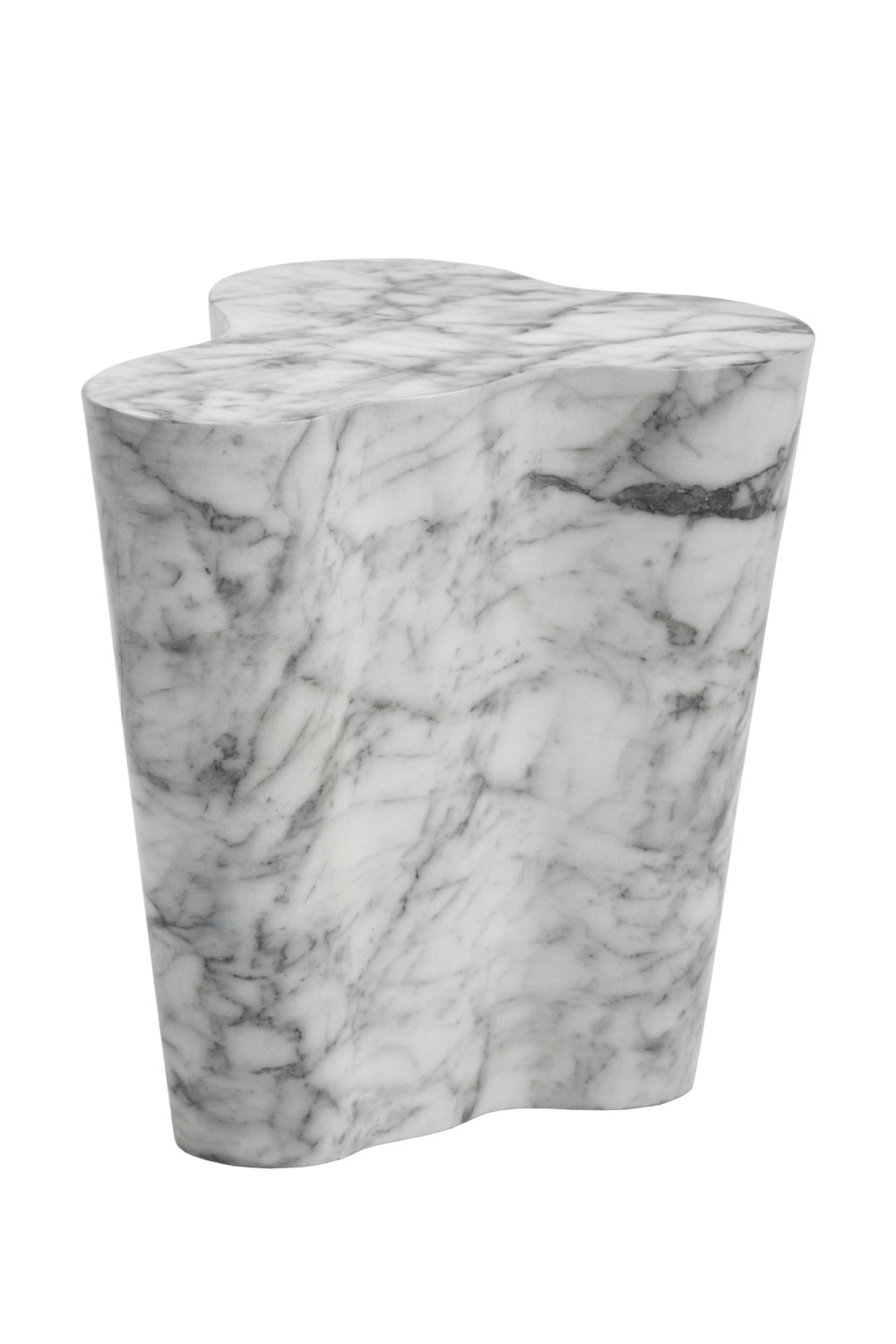 Modern European furniture - Marble-Look Indoor/Outdoor End Table S - www.oroa.com | Oroa.com