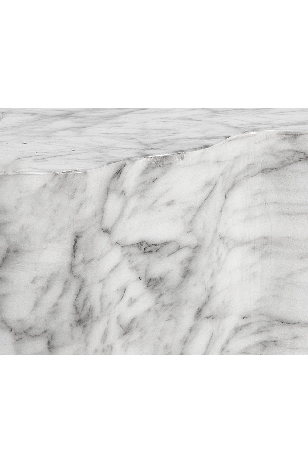 Modern European furniture - Marble-Look Indoor/Outdoor Side Table L - www.oroa.com | Oroa.com