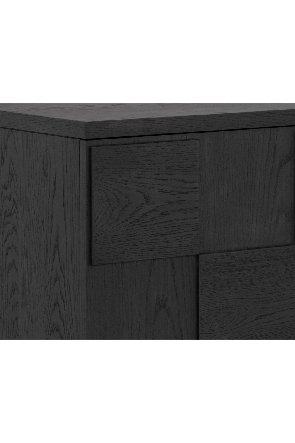 Modern European furniture - Checkered Smoked Acacia Sideboard - www.oroa.com | Oroa.com