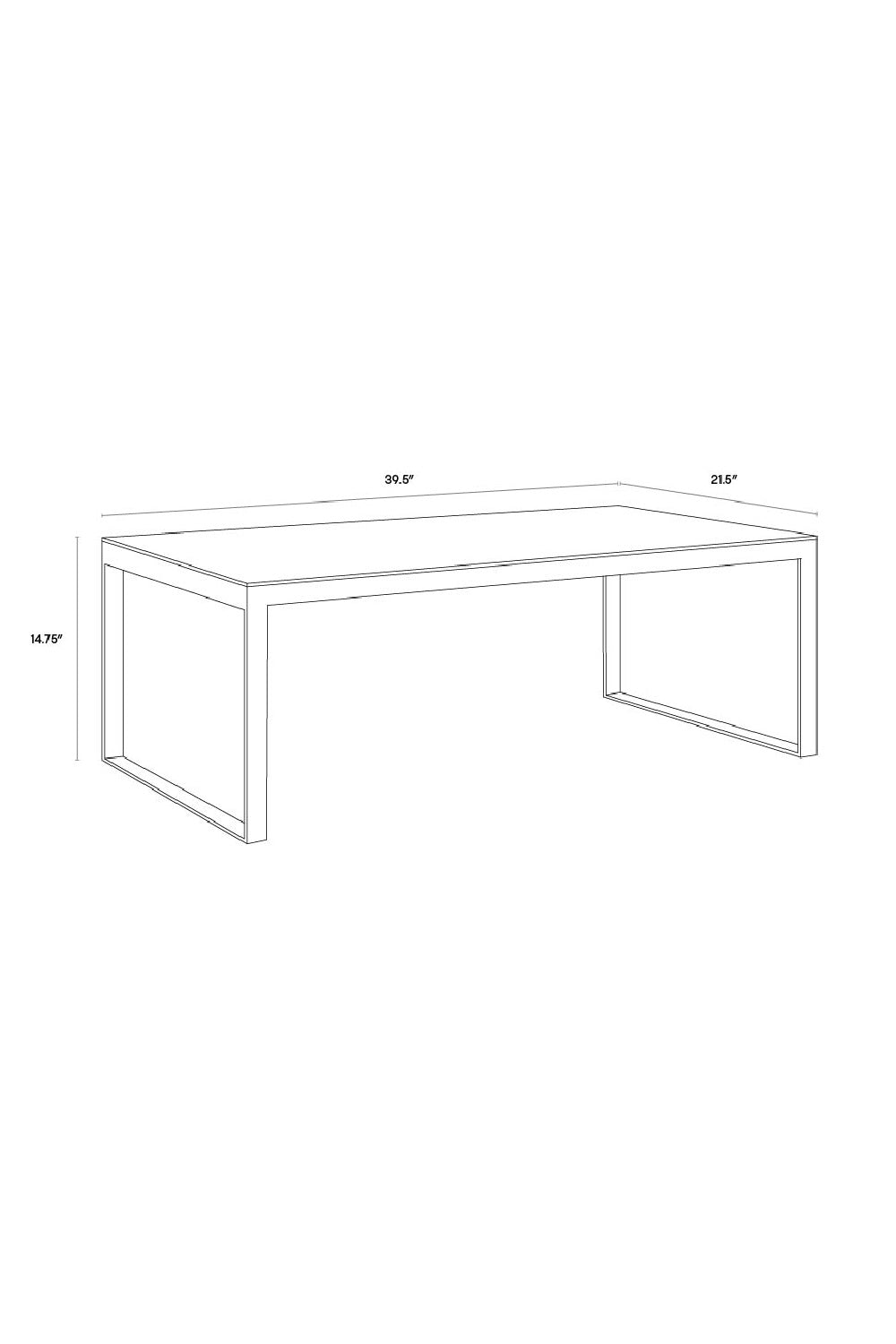 Modern European furniture - White Italian Marble Coffee Table - www.oroa.com | Oroa.com