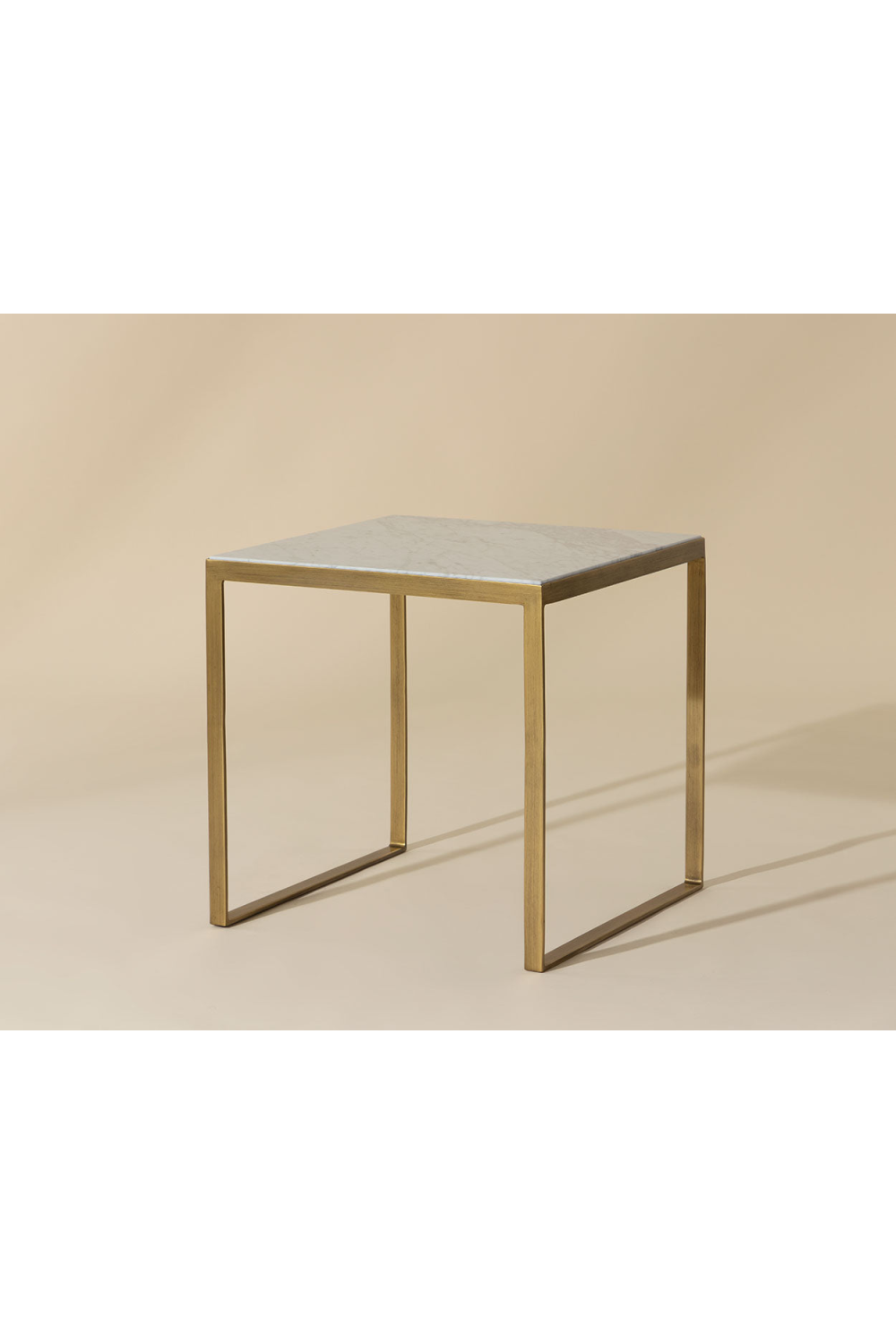 Modern European furniture - Italian Marble Square End Table - www.oroa.com | Oroa.com