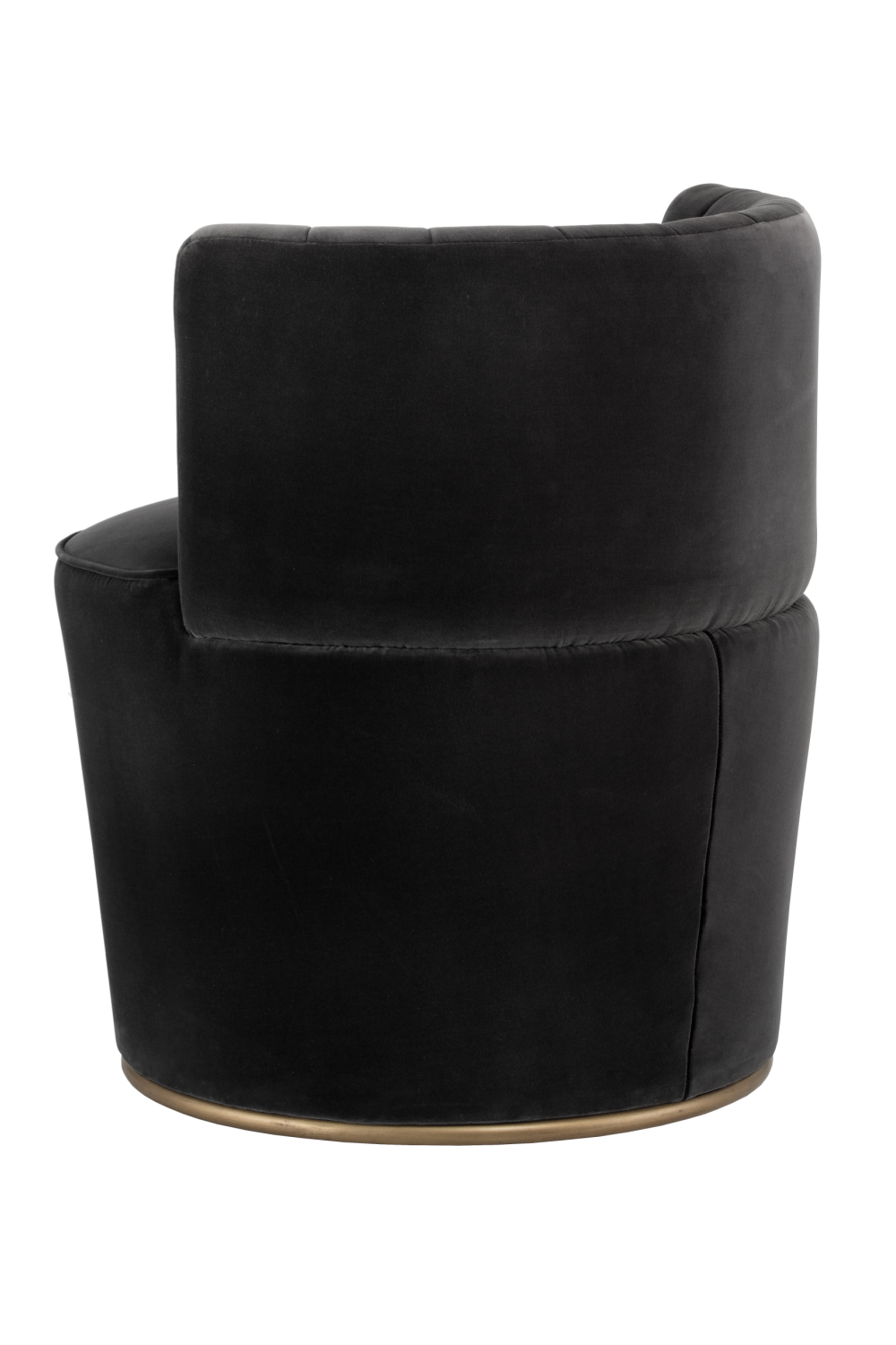 Modern European furniture - Gray Channeled-Back Lounge Chair - www.oroa.com | Oroa.com