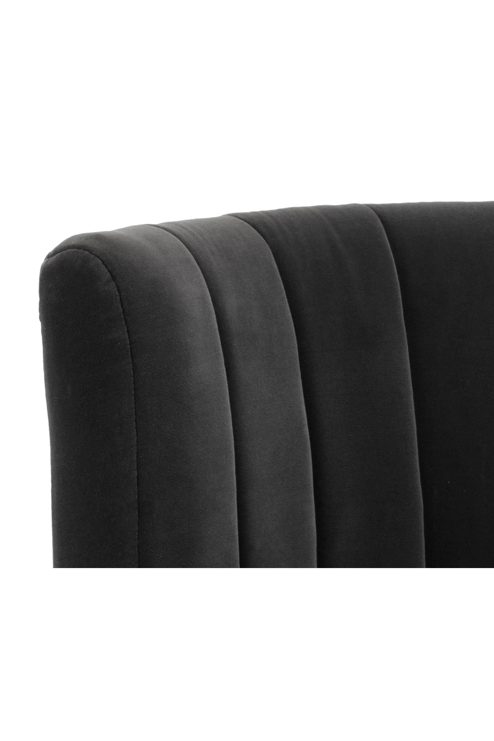 Modern European furniture - Gray Channeled-Back Lounge Chair - www.oroa.com | Oroa.com