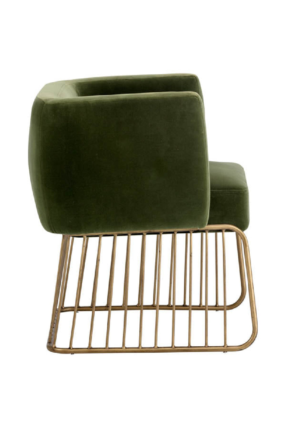 Modern European furniture - Green Fabric Modern Dining Chair - www.oroa.com | Oroa.com