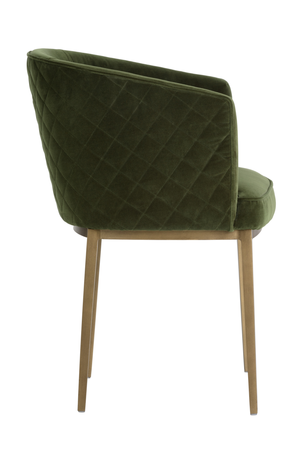 Modern European furniture - Green Diamond-Stitched Dining Chair - www.oroa.com | Oroa.com
