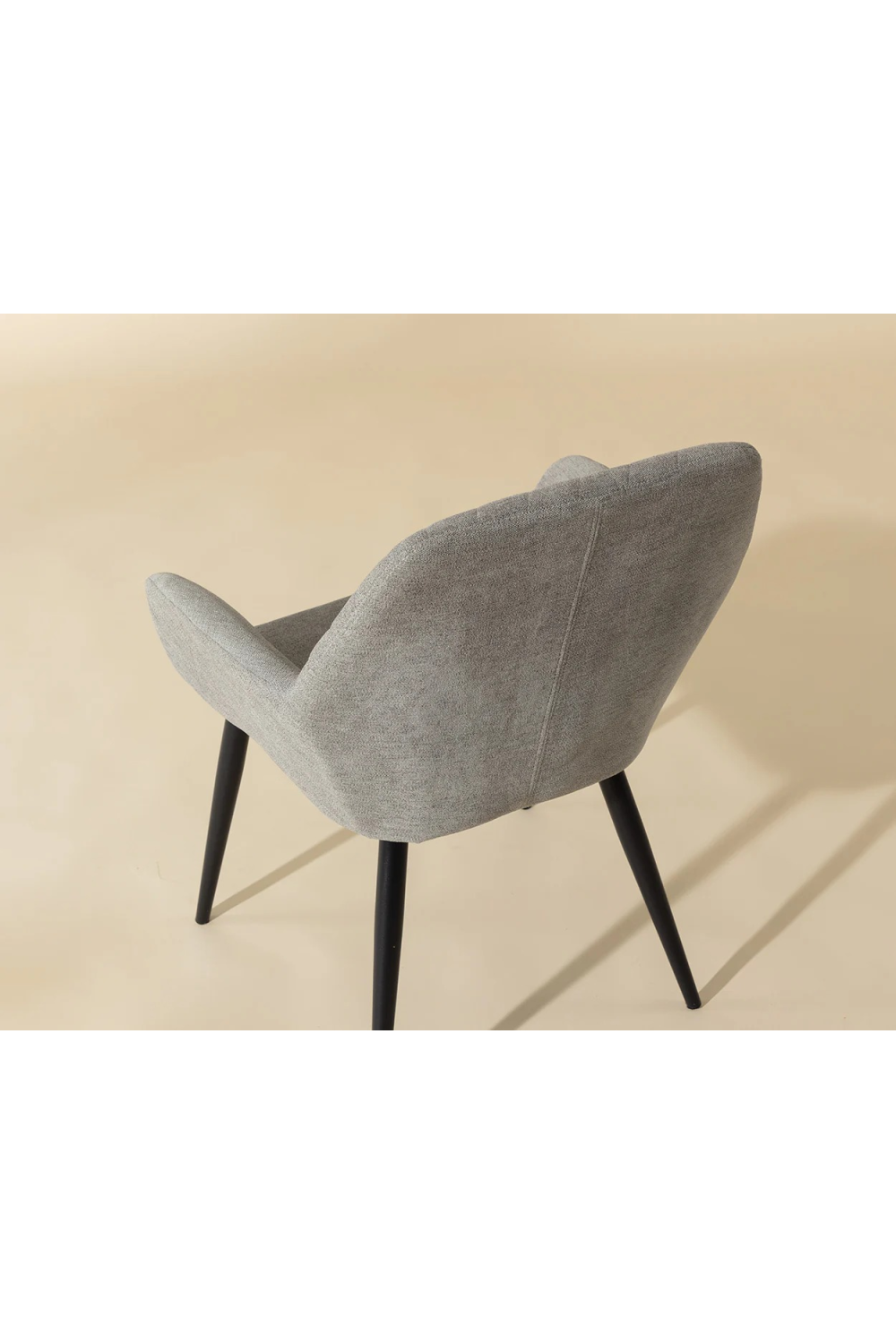 Modern European furniture - Gray Diamond-Tufted Dining Armchair - www.oroa.com | Oroa.com