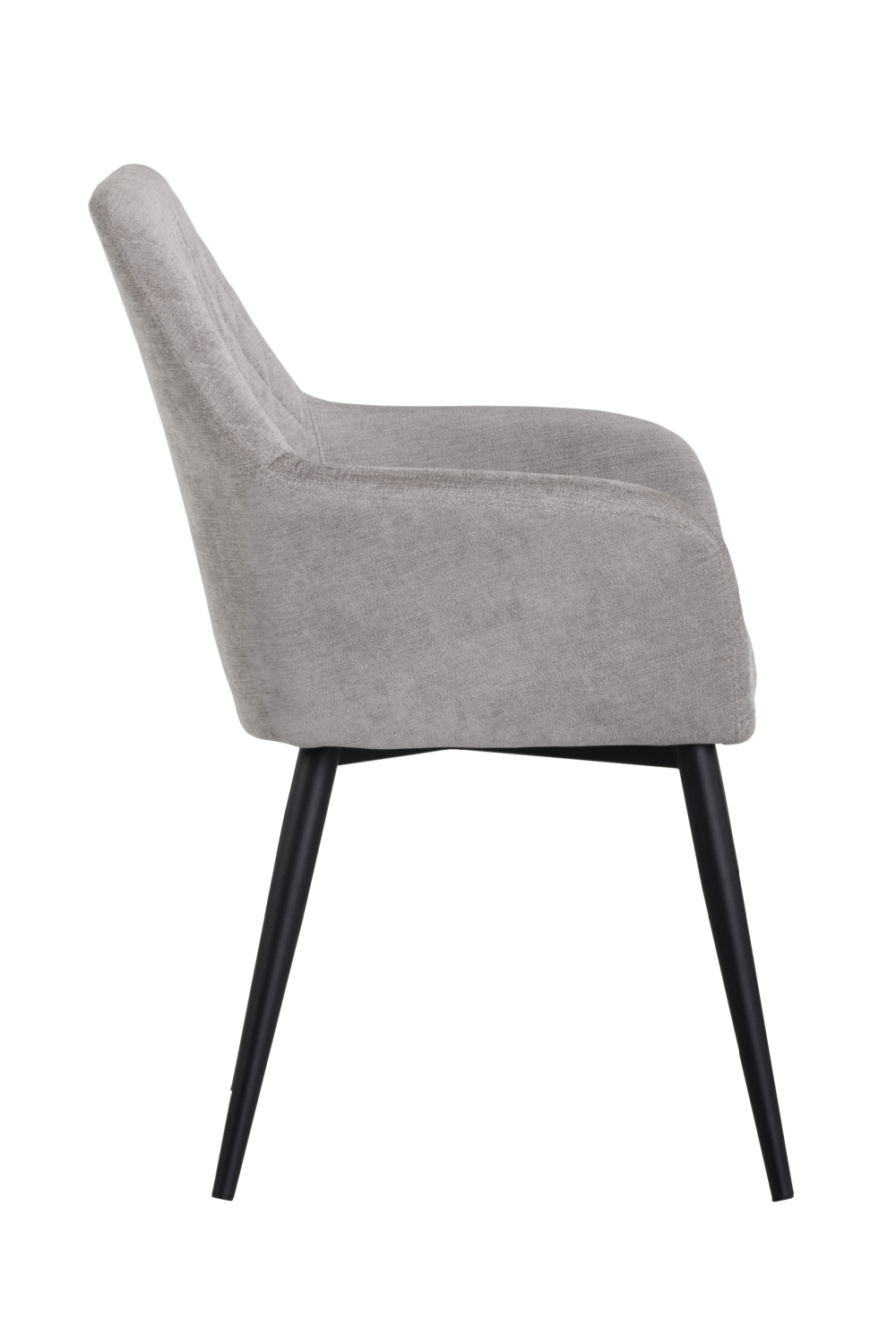 Modern European furniture - Gray Diamond-Tufted Dining Armchair - www.oroa.com | Oroa.com