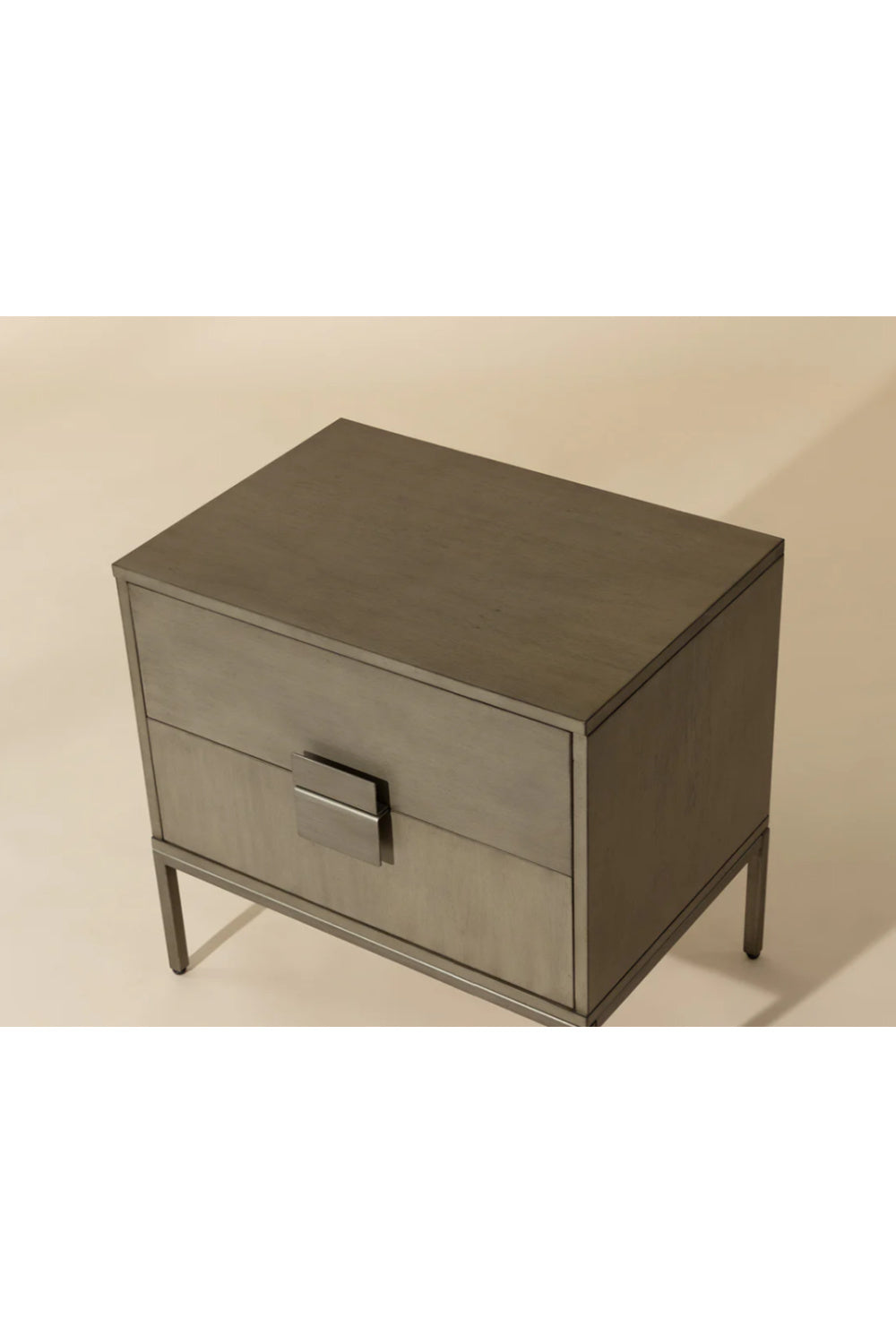 Modern European furniture - Acacia Wood 2-Drawer Nightstand - www.oroa.com | Oroa.com
